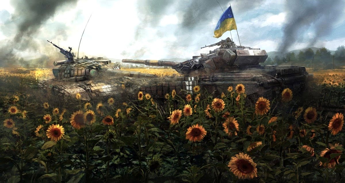 Соняшник в диму 5 ua tank taran 1
